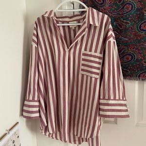 Hayden Los Angeles Striped Blouse